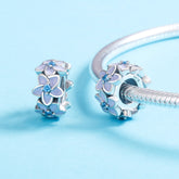 Lavender Flowers Spacer Charm - Lullaboo